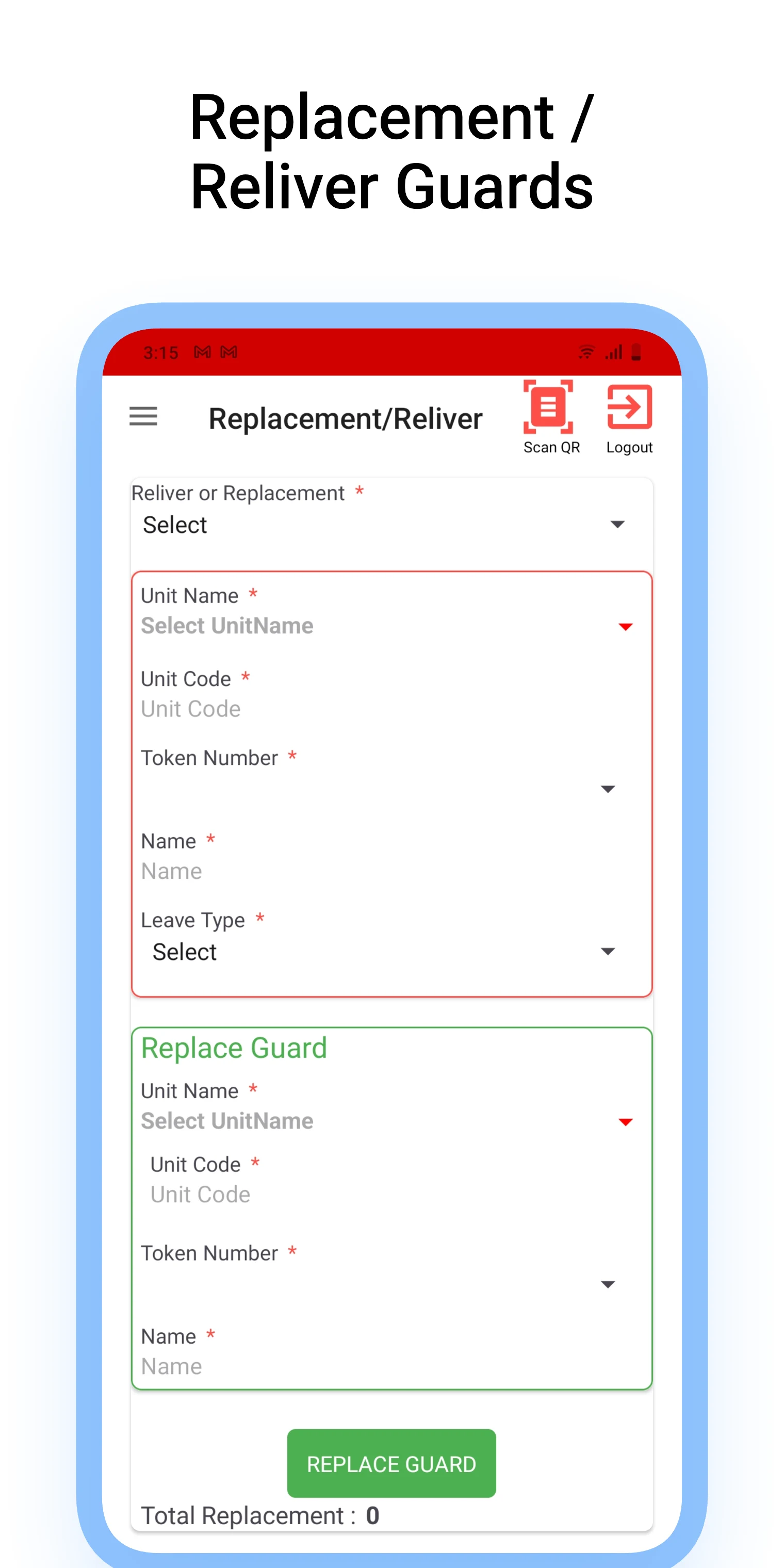 Monitoring screenshot